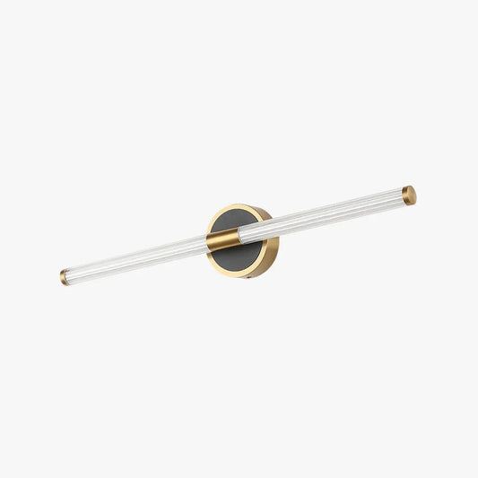 Modern Metal Acrylic Bathroom Wall Light Black/Gold