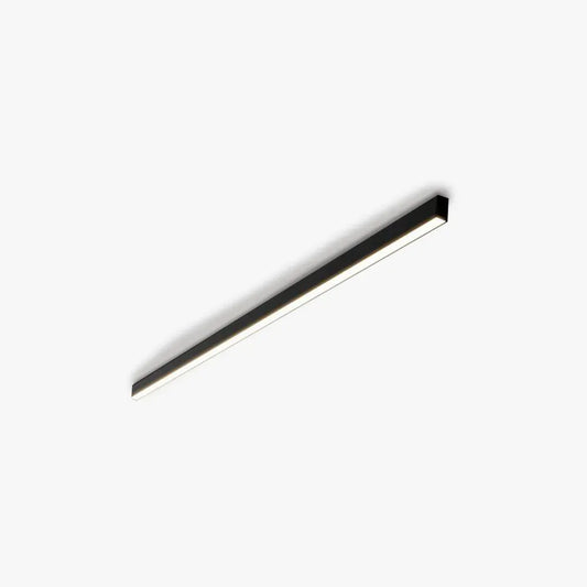 Minimalist Black Ceiling Light Metal Linear Living Room