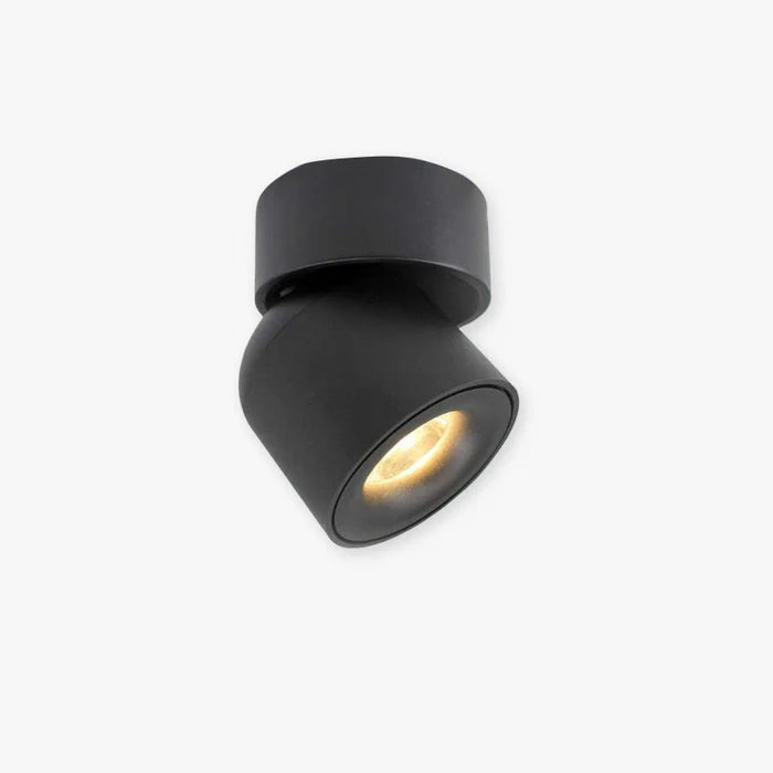 Nordic Black Ceiling Light Metal Cylindrical Bedroom