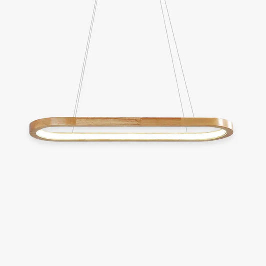 Minimalist Wooden  Pendant Light Acrylic Dining Room