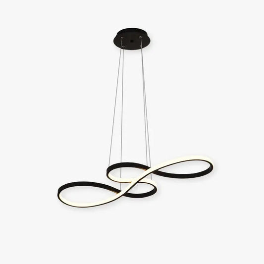 Modern White Black/Gold Pendant Light Metal Acrylic Cross Living Room