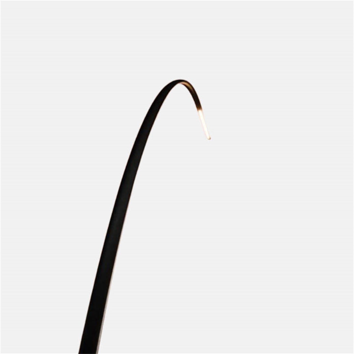 Modern Black Floor Lamp Metal Arched Living Room