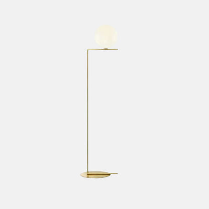 Modern Gold Floor Lamp Metal Moon Living Room