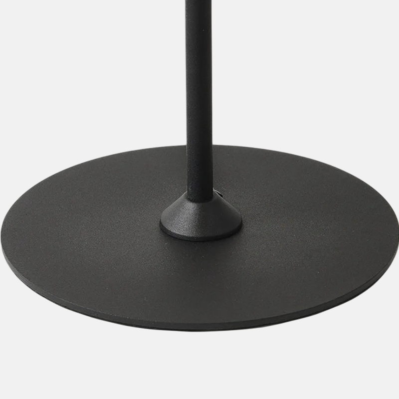 Modern Black Floor Lamp Table Lamp Metal Round Living Room