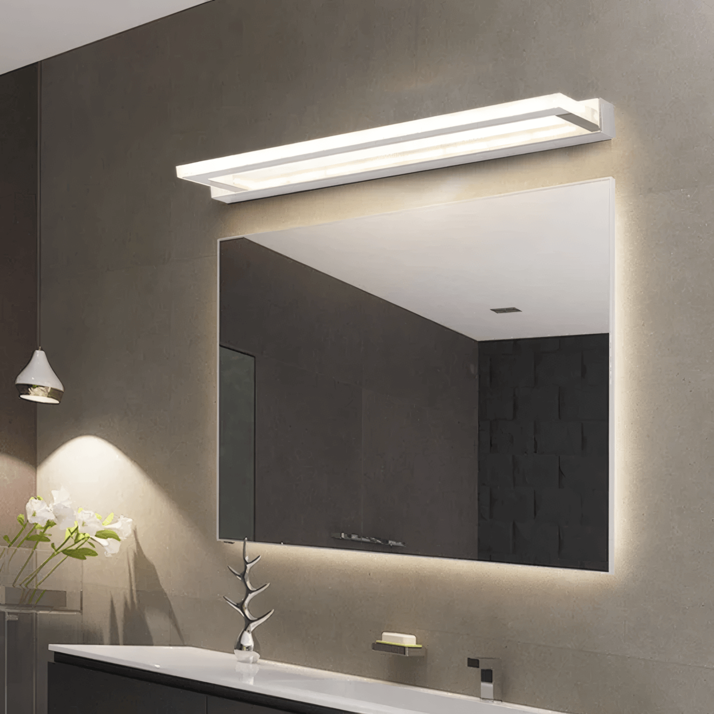 Modern Wall Light Linear Bathroom