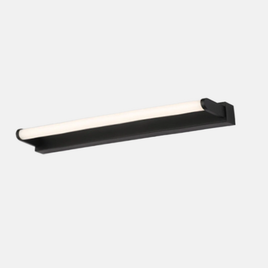 Modern Black Wall Lamp Metal Acrylic Linear Bathroom