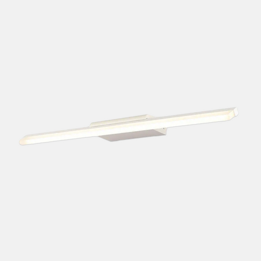 Nordic White Wall Lamp Metal Acrylic Linear Bathroom