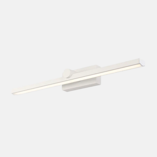 Modern White Wall Lamp Metal PC Linear Bathroom