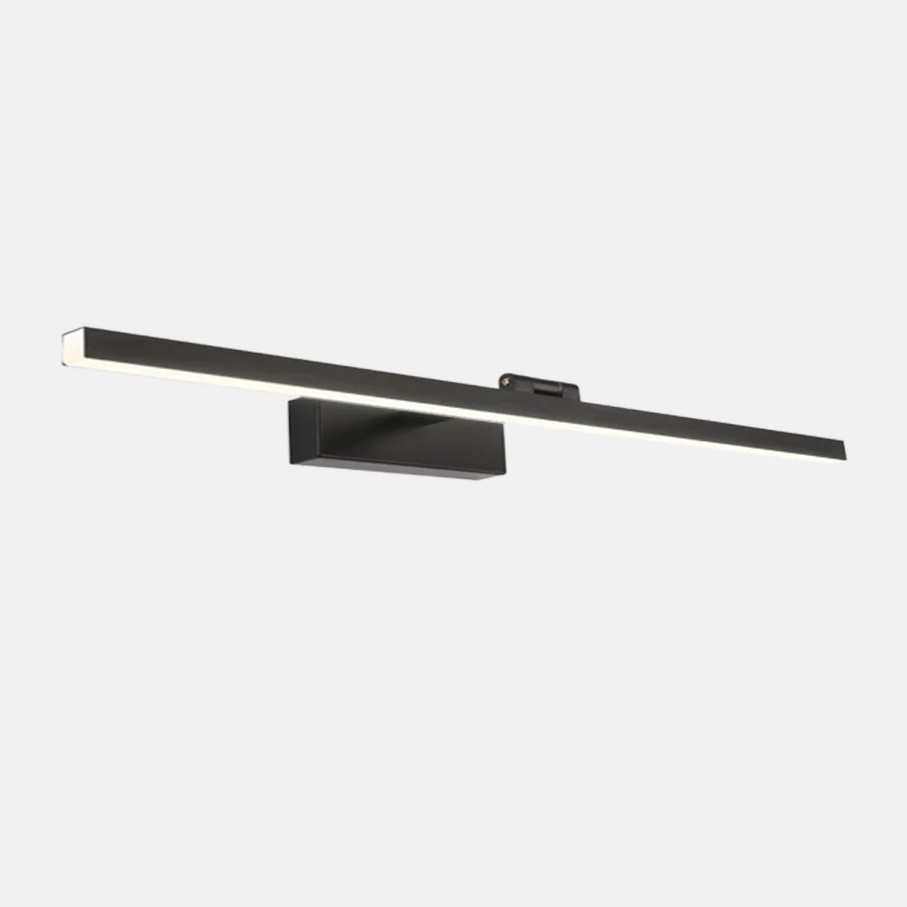 Modern Black/White Wall Lamp Metal Linear Bathroom