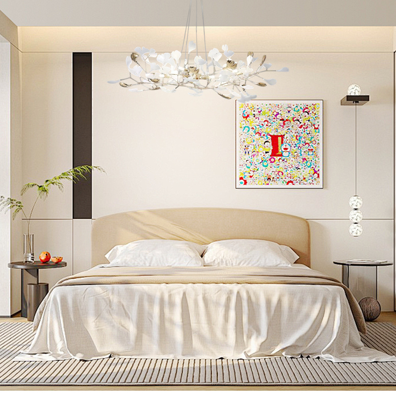 Art Deco Chandelier Petal Bedroom E