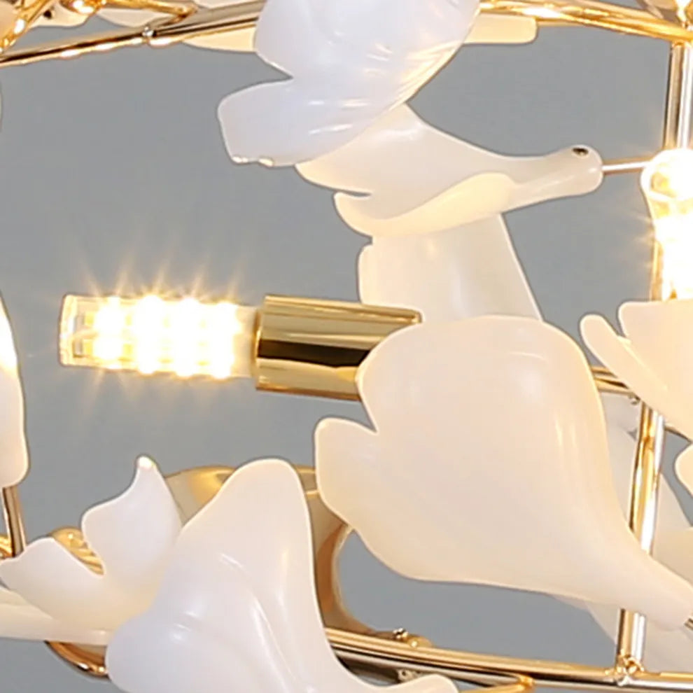 Art Deco Chandelier Petal Detail