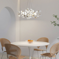 Art Deco Chandelier Petal Dining Room A