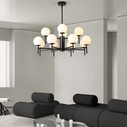 Modern  Black Gold  Pendant Light Metal Bubble Bedroom