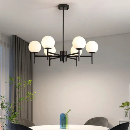 Modern  Black Gold  Pendant Light Metal Bubble Bedroom