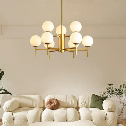 Modern  Black Gold  Pendant Light Metal Bubble Bedroom