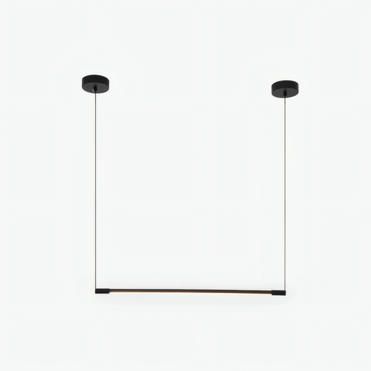 Minimalist Linear Black Pendant Light 