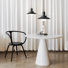 Modern Black Pendant Light Metal Hooded Outdoor
