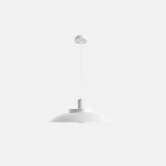 Modern Black Pendant Light Metal Hooded Outdoor