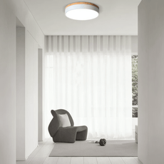 Nordic White Ceiling Light Round Living Room