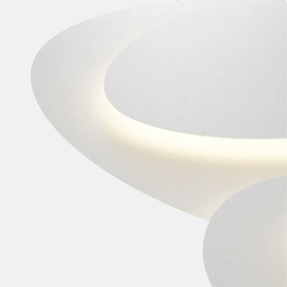 Minimalist White Ceiling Light Metal Children's Room