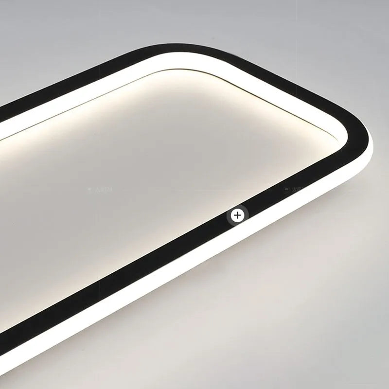 Modern LED Ceiling Light IS made of Metal and Aricyle