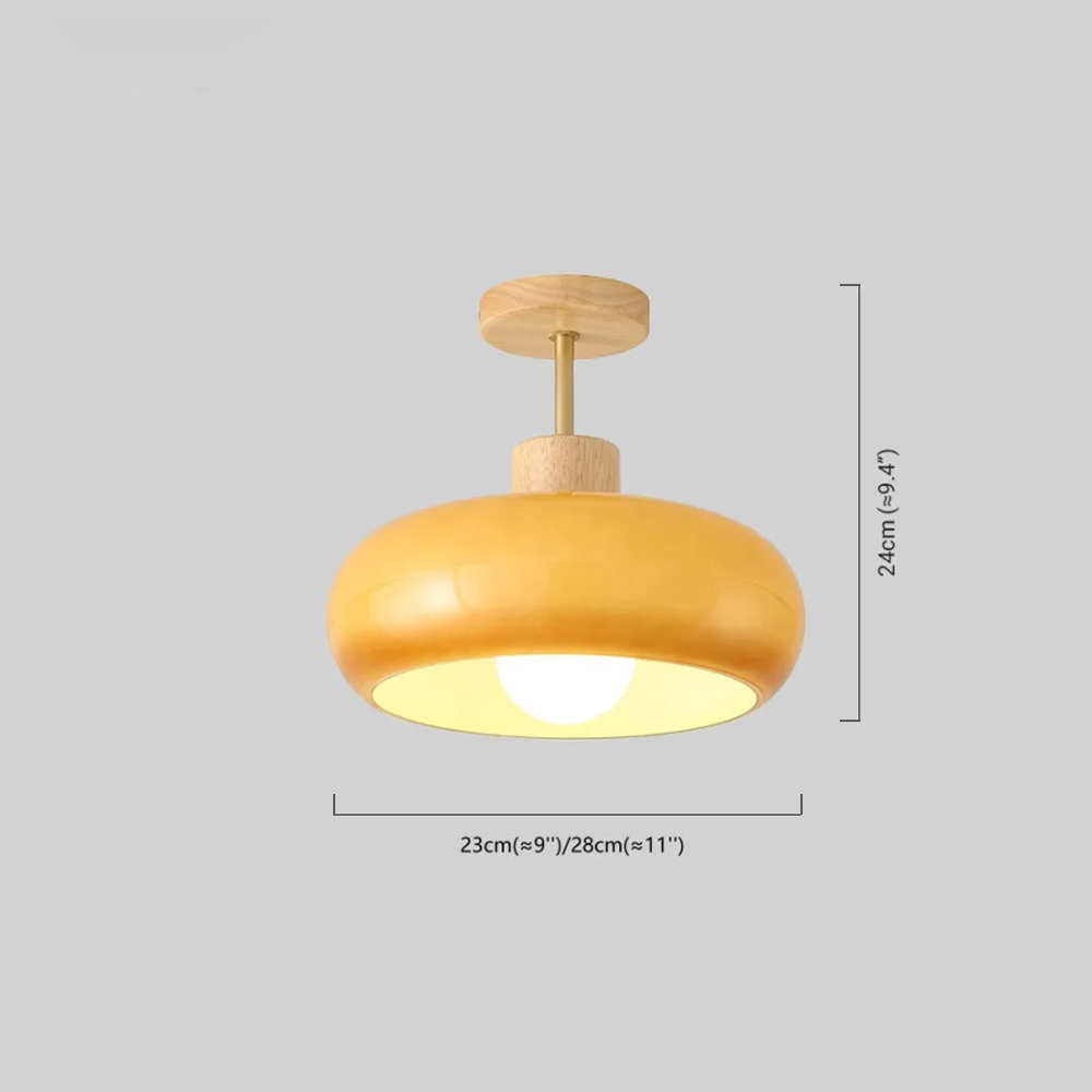 Modern Ceiling Light Glass Size