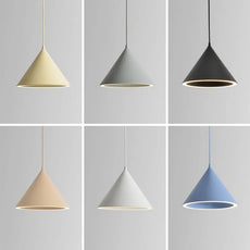 Morandi Pendant Light  Funnel Colour Contrast