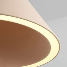 Morandi Pink Pendant Light  Funnel Detail