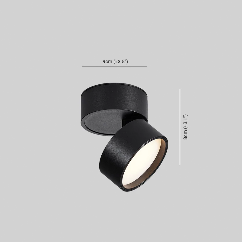 Classical Black/White Ceiling Light Metal Round Living Room