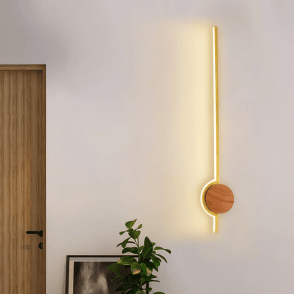 Nordic White/Gold/Black Wall Light Wood Acrylic Dining Room