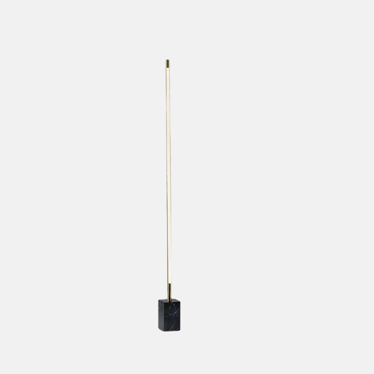 Modern Black Floor Lamp  Metal Linear Bedroom