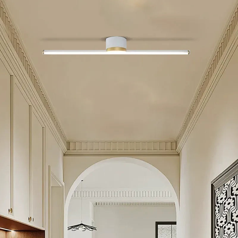 Modern White Ceiling Light Linear Hallway 40cm B
