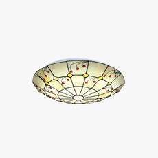 Vintage Multicolor Ceiling Light Metal Glass Living Room Bedroom