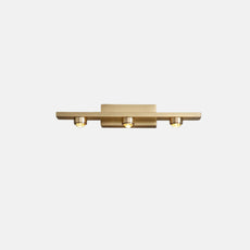 Modern Gold Wall Lamp Metal Acrylic Linear Living Room