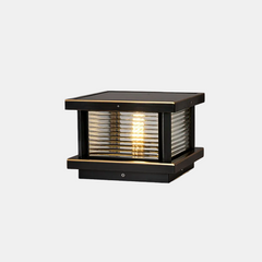 Modern Black/Brass/Bronze Outdoor Lamp Metal Glass Square Outdoor