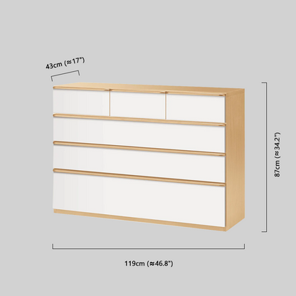 Modern Lmplx Rubber Wood White Cabinet Bedroom