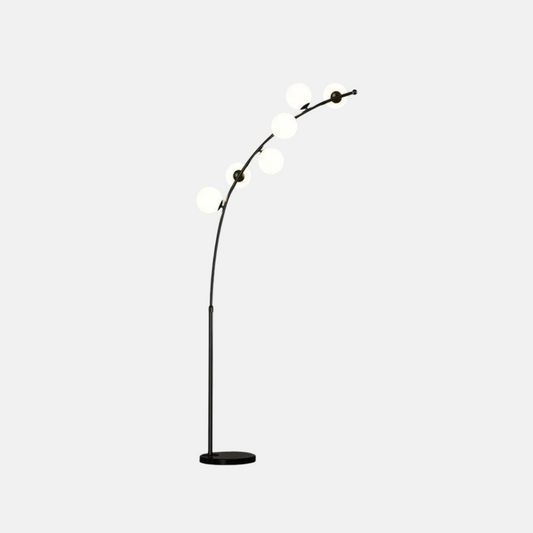Minimalist Black Arc Floor Lamp