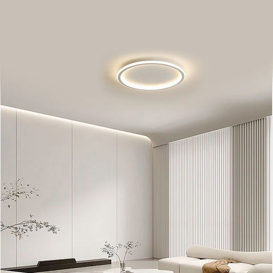 Modern White Round Ceiling Light Living Room