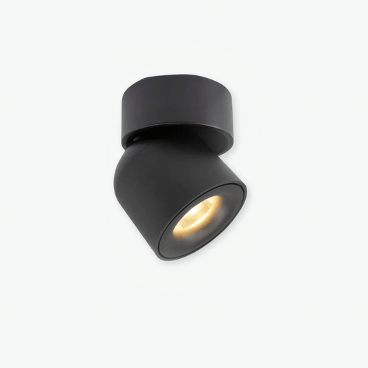 Nordic Black Ceiling Light Metal Cylindrical Bedroom