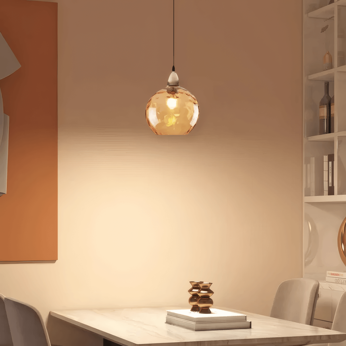 Modern 10 Color Pendant Light Glass Bubble Kitchen Island