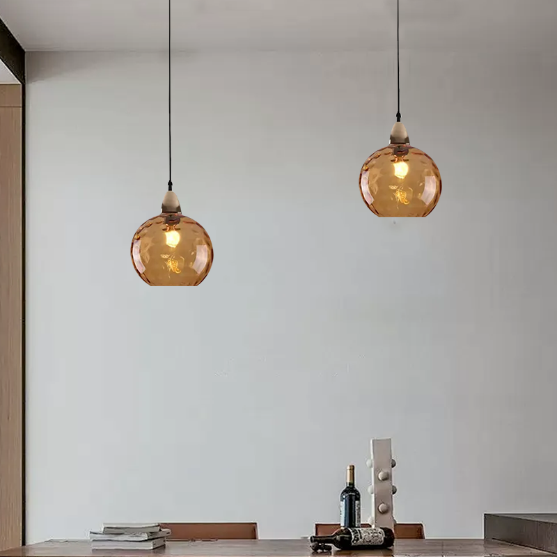 Modern 10 Color Pendant Light Glass Bubble Kitchen Island