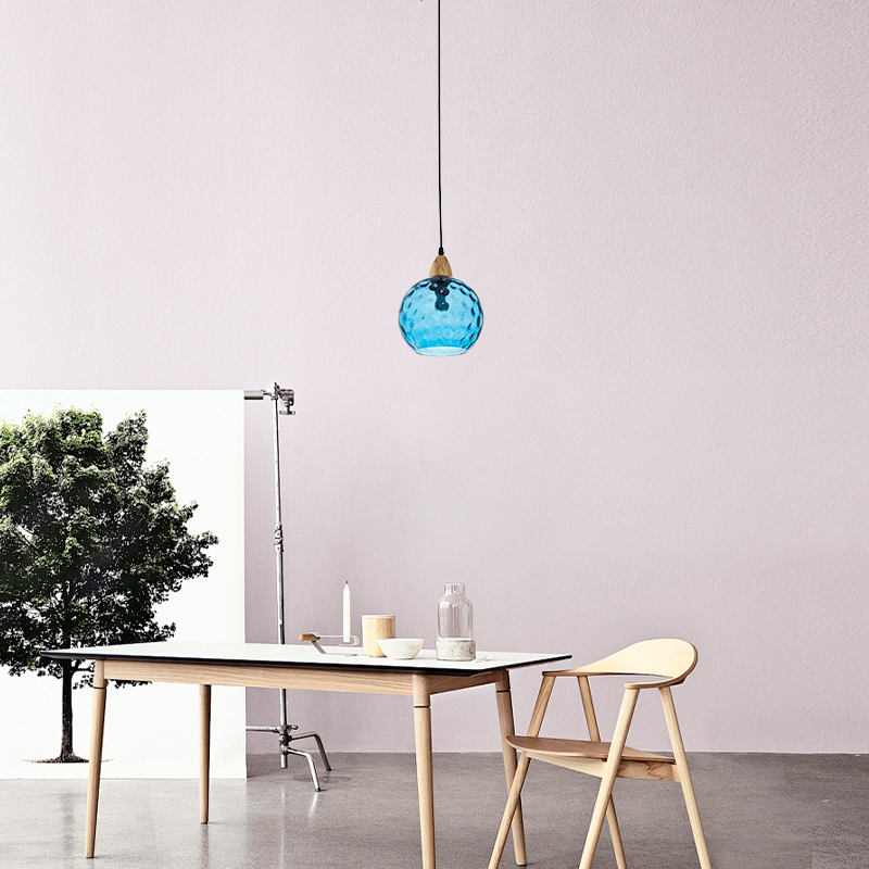 Modern 10 Color Pendant Light Glass Bubble Kitchen Island