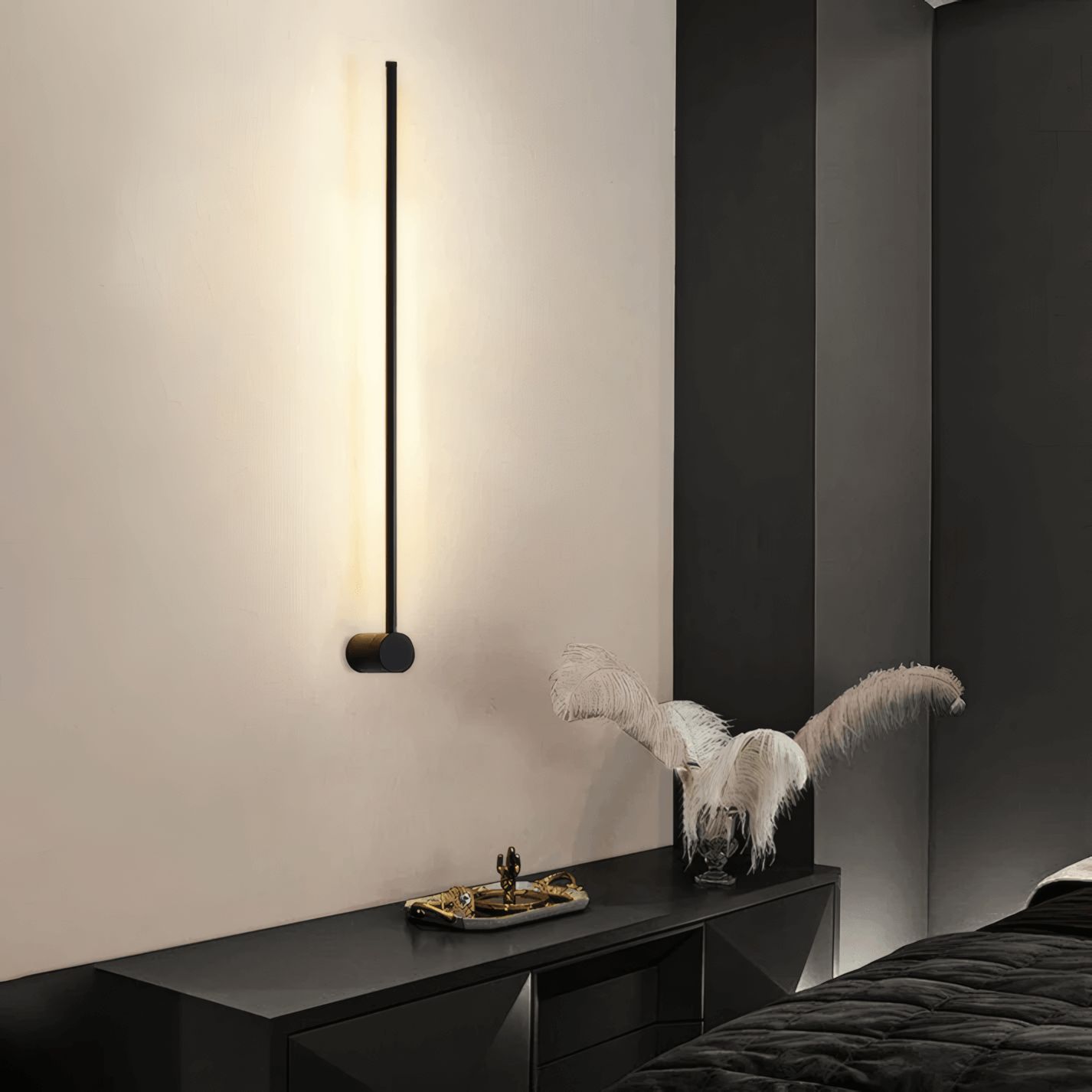 Minimalist Wall Lamp Linear Bedroom
