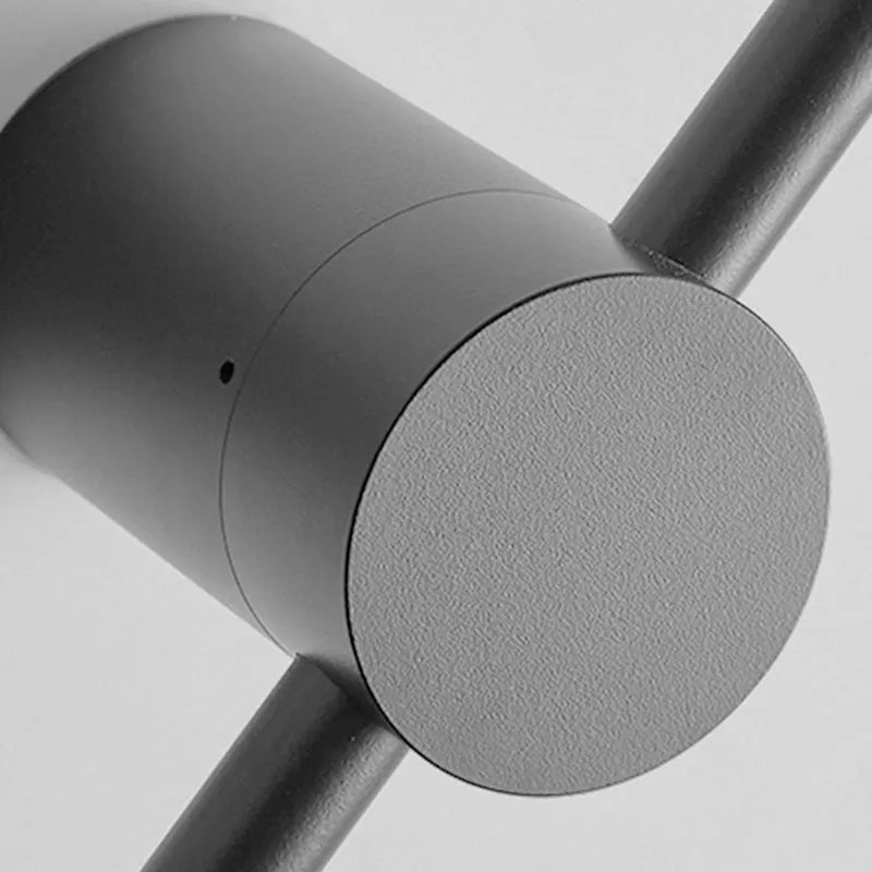 Minimalist Wall Lamp Linear Metal Detail