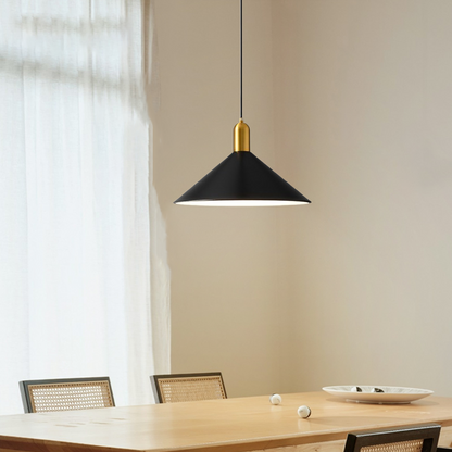 Modern White/Black/Gold Pendant Light Metal Acrylic Bedroom