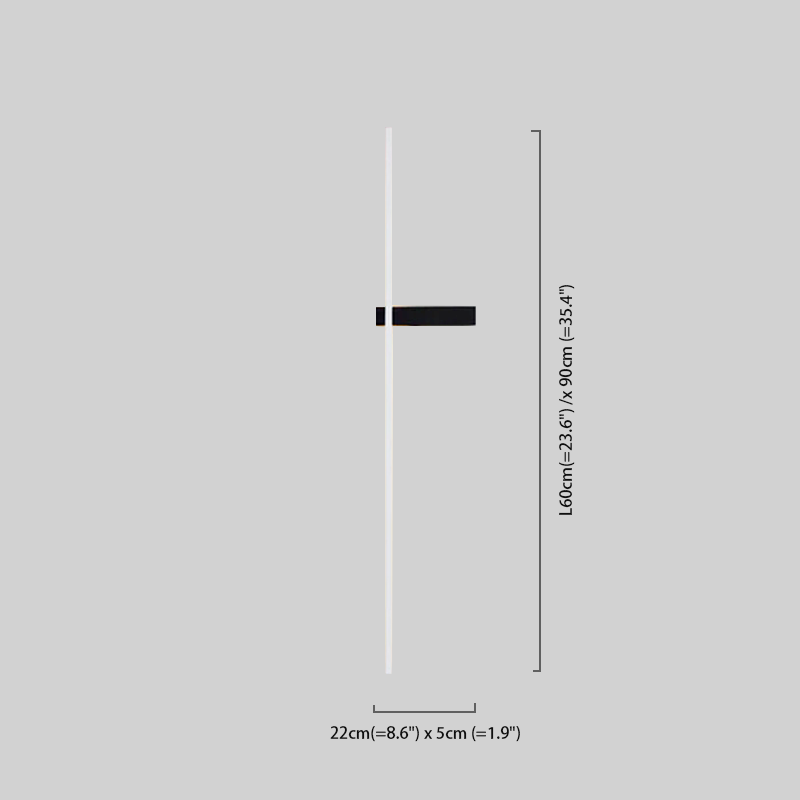 Minimalist Wall Lamp Linear Size