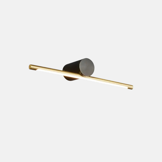 Nordic Black/Gold Wall Light Metal Acrylic Linear Bathroom