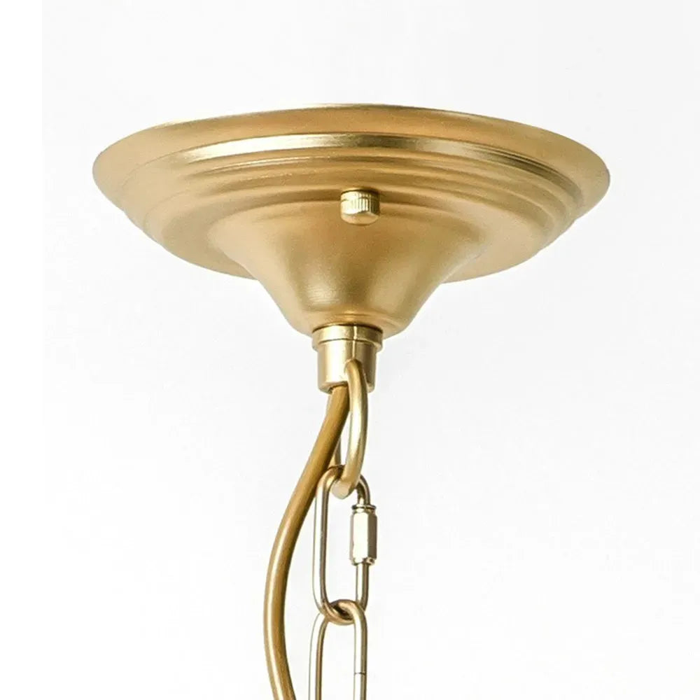 Royal Gold Chandelier Ceiling Plate Detail
