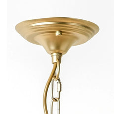 Royal Gold Chandelier Ceiling Plate Detail