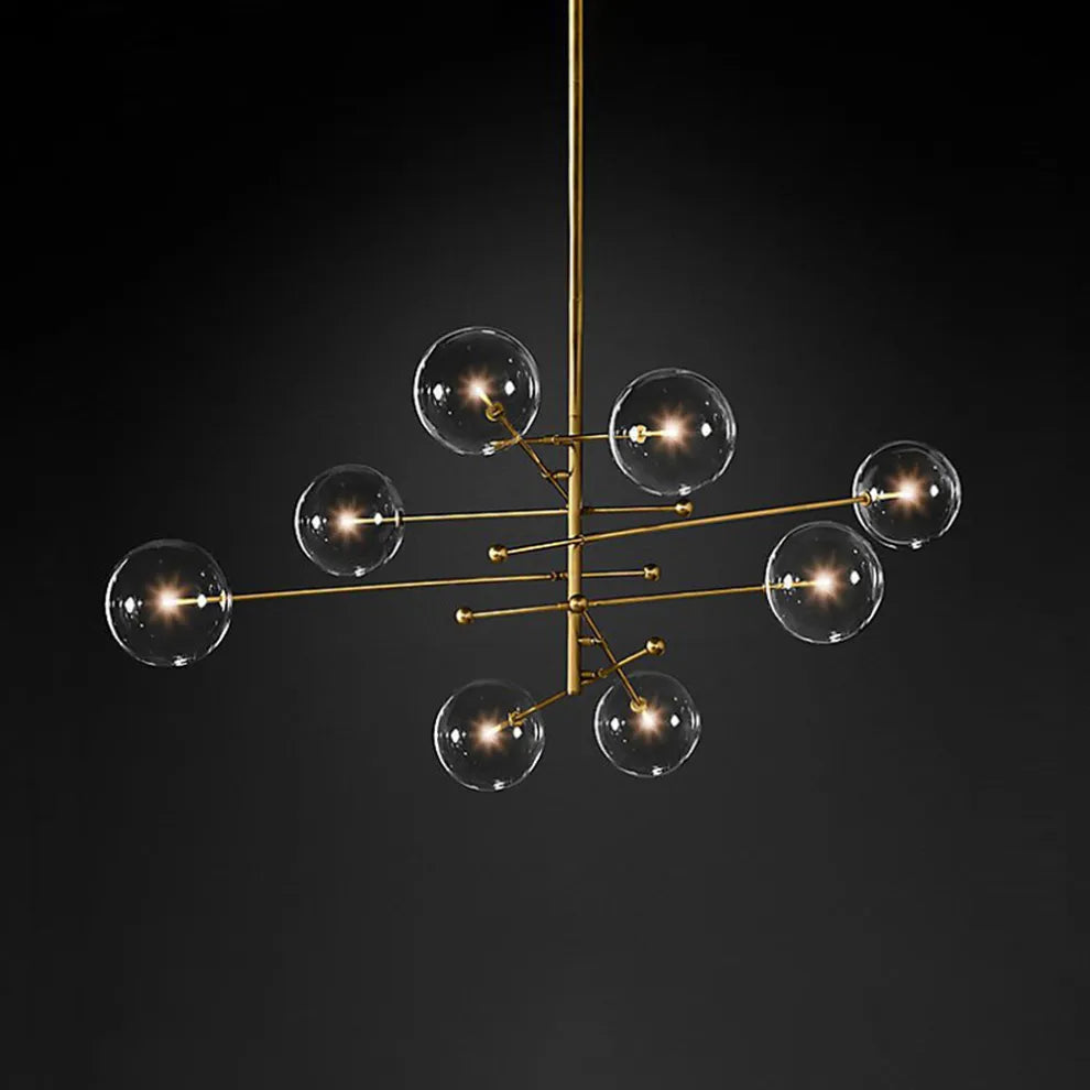 Modern Gold Chandelier 8 Head